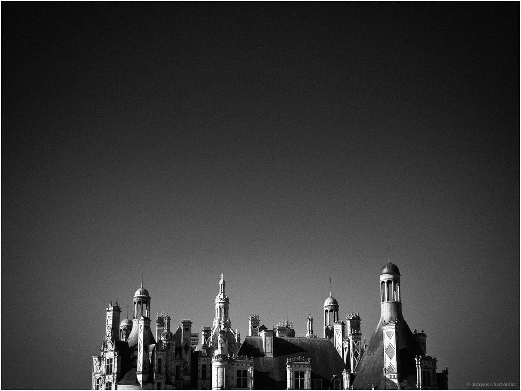 Cheminees chateau Chambord, 2015 © Jacques Charpentier