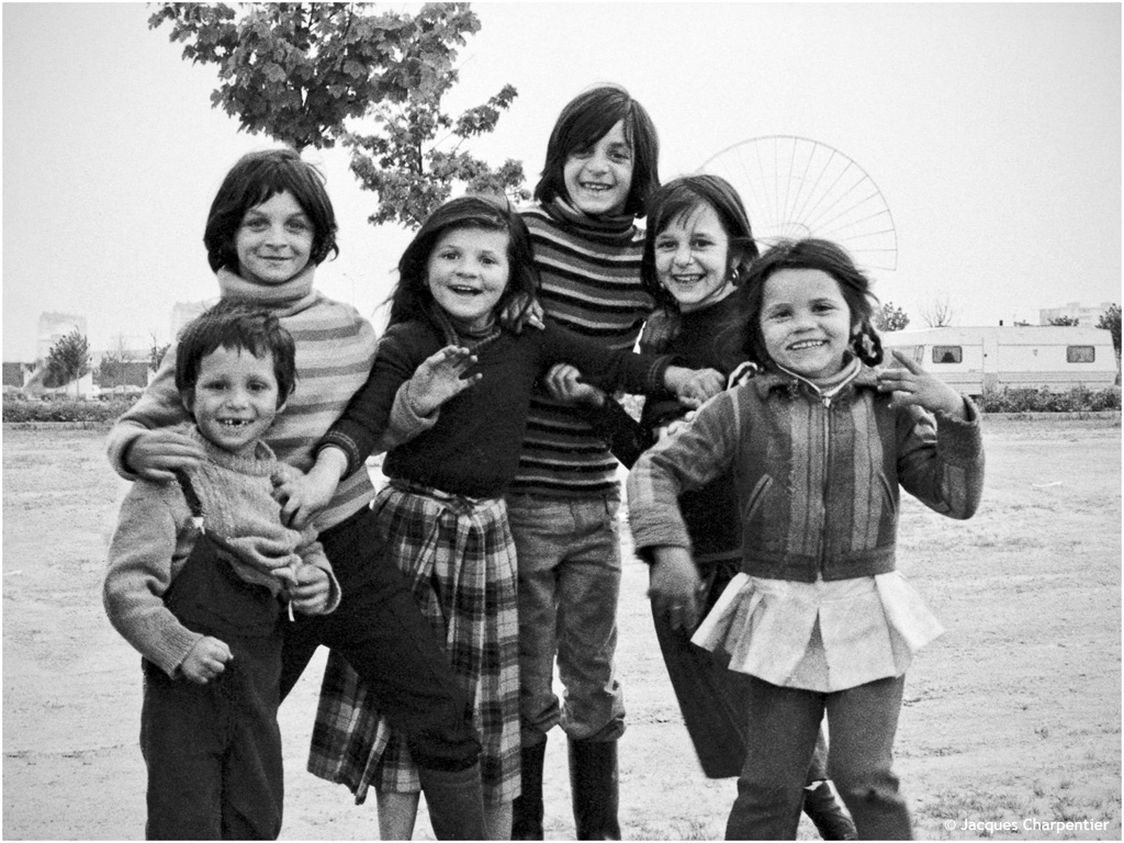 Enfants de la balle, Fete foraine Tours, 1978 © Jacques Charpentier