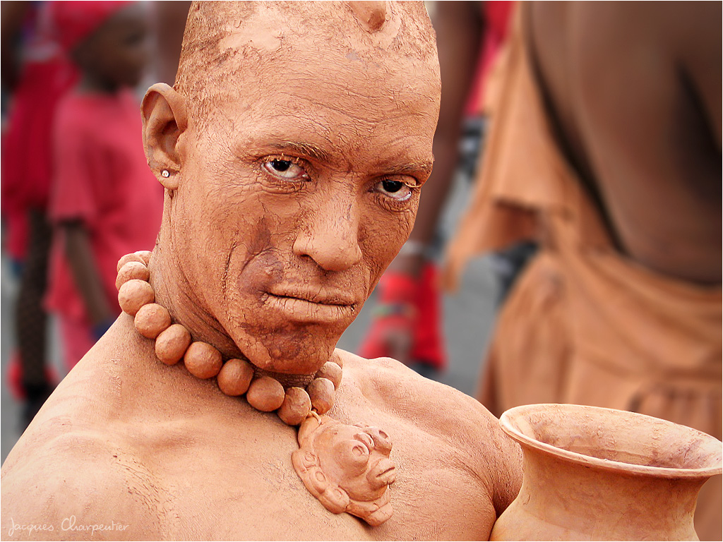Homme d argile, Carnaval Martinique, 2007 © Jacques Charpentier