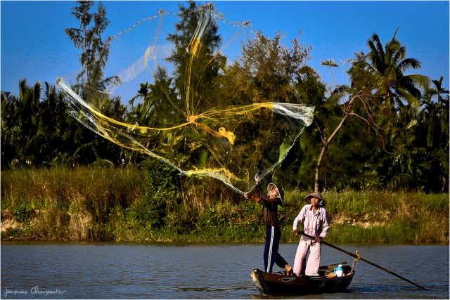 Pecheurs, Hoi Anh, Vietnam 2012, © Jacques Charpentier